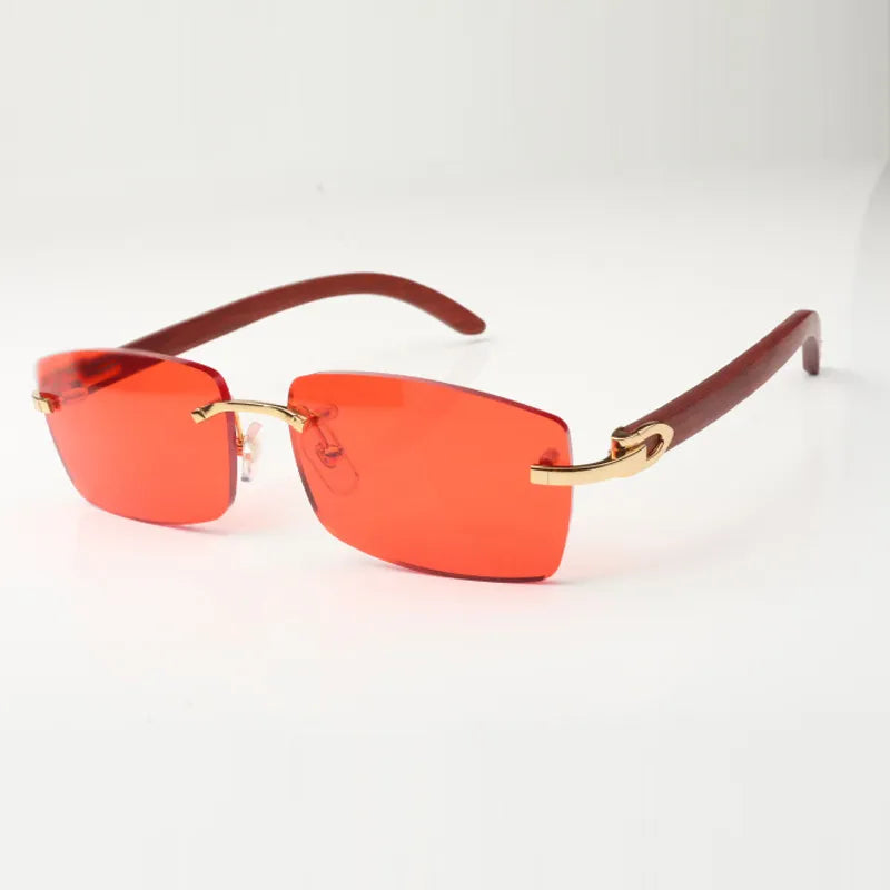 Wooden Frames - Blue Lens