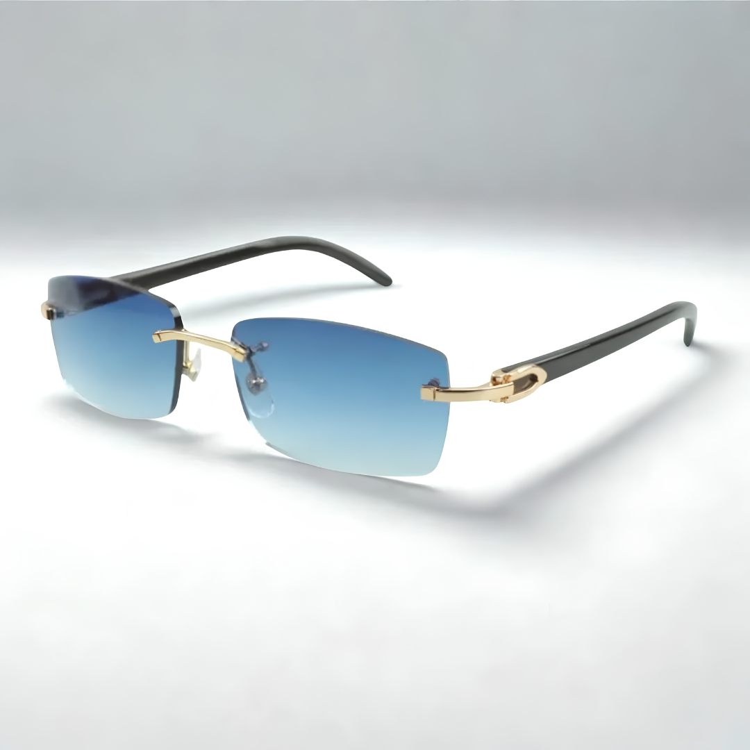 Black Buffs Silver Lens - Dolla Shades
