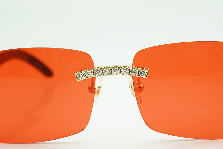 Iced Out White Buffs - Red Lens