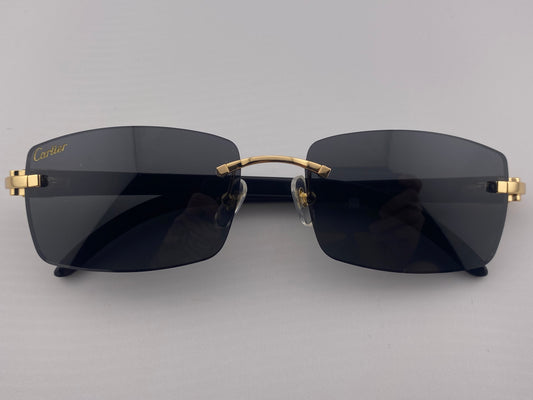 Black Buffs Sunglasses - Black Tinted Lens