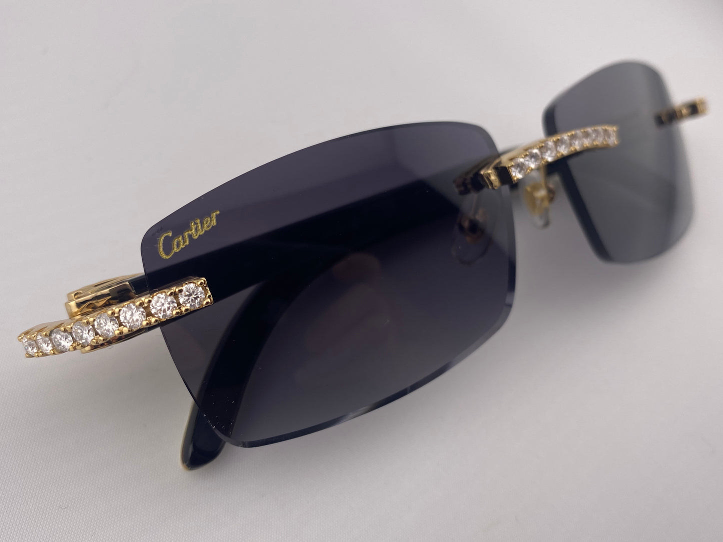 Moissanite White Buffs - Black Tinted Lens
