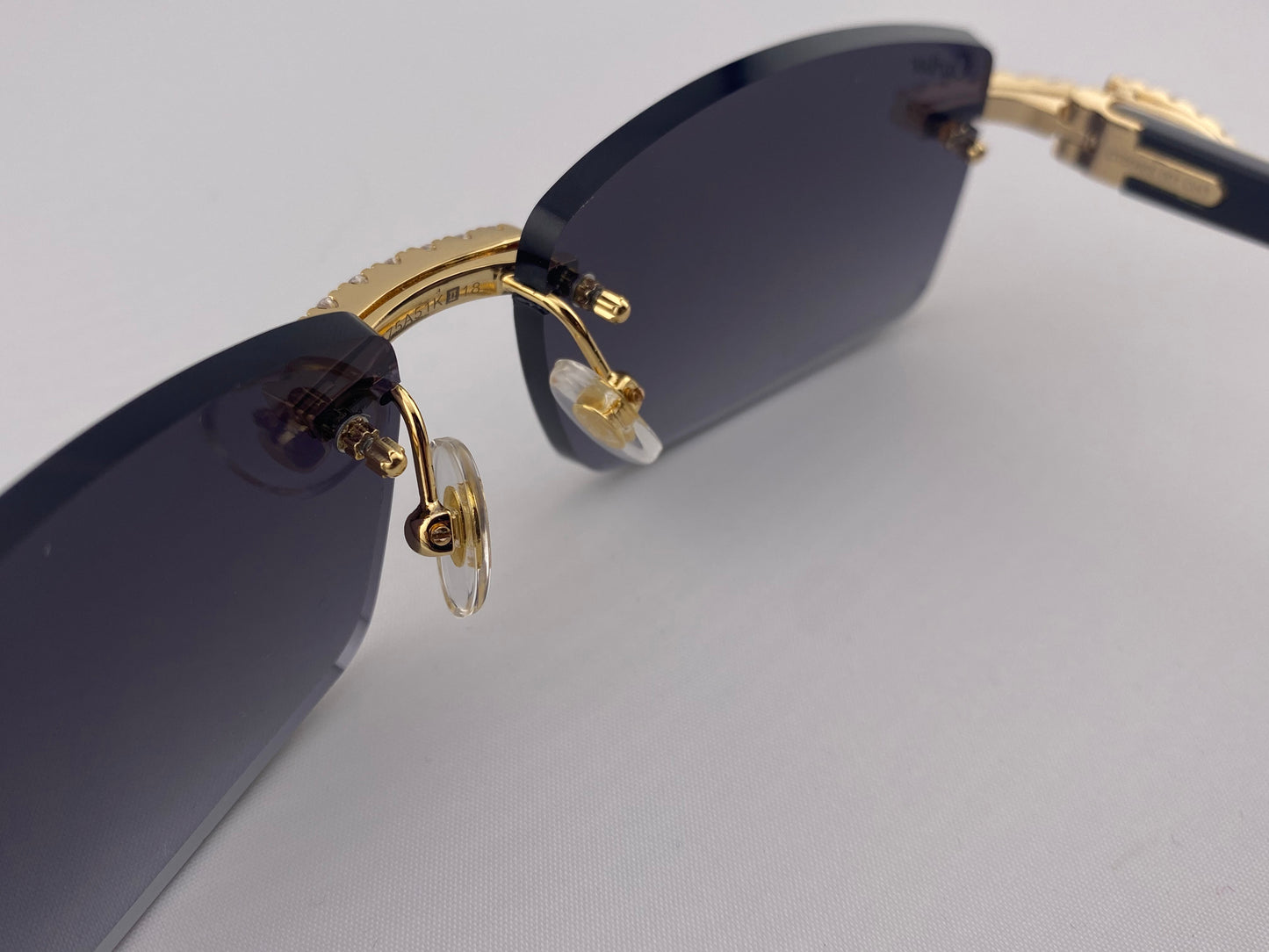 Moissanite White Buffs - Black Tinted Lens