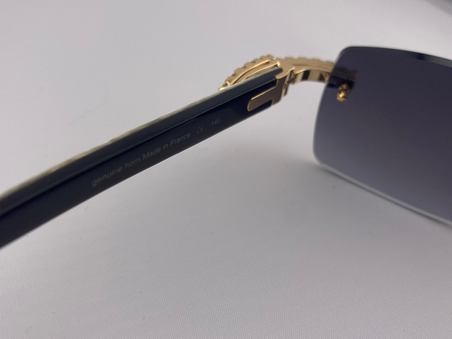 Moissanite White Buffs - Black Tinted Lens