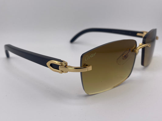 Black Buffs - Brown Tinted Lens