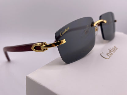 Wooden Frames - Black Lens