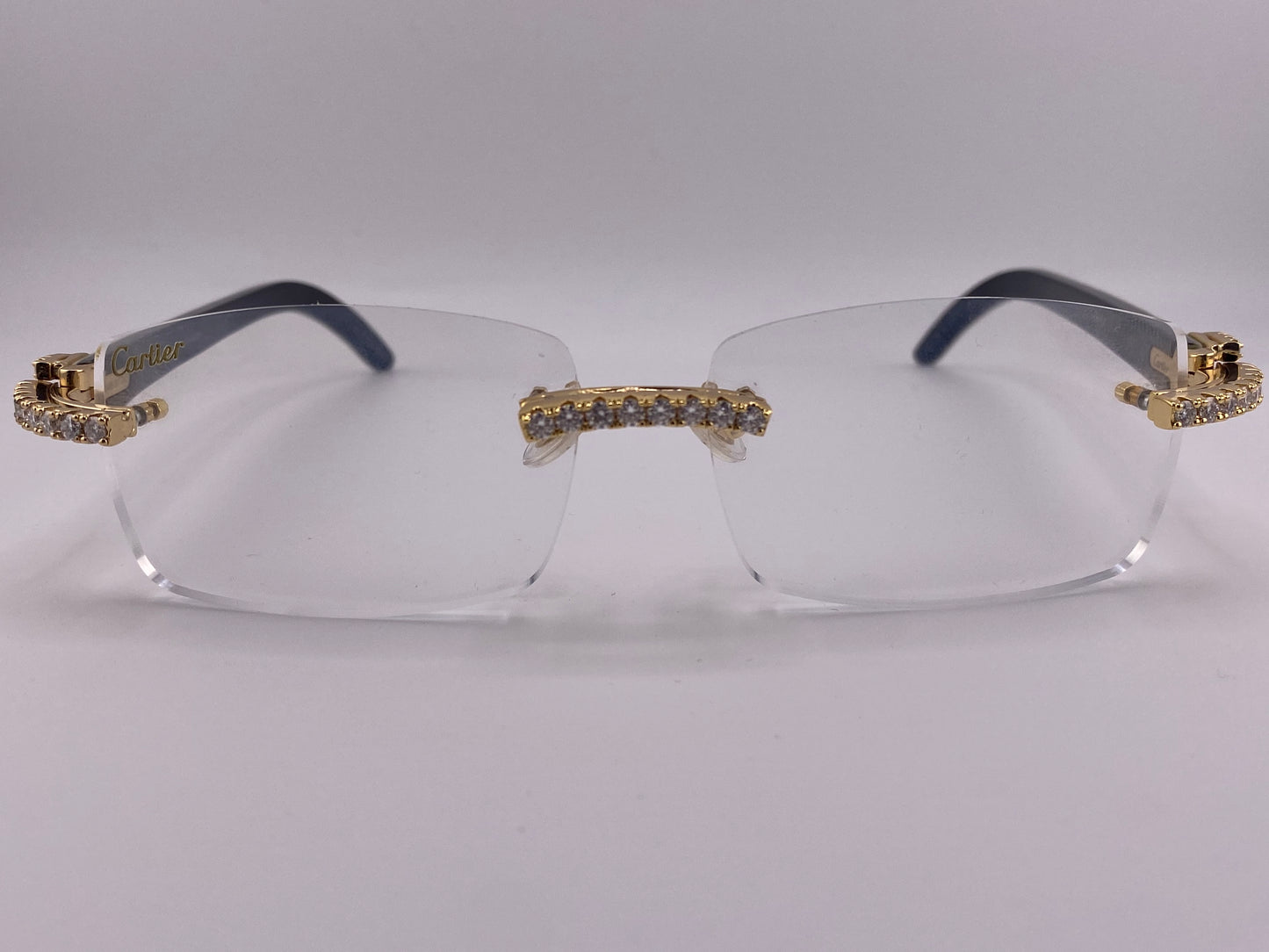 Iced Out White Buffs - Clear Lens