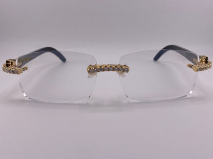 Iced Out White Buffs - Clear Lens