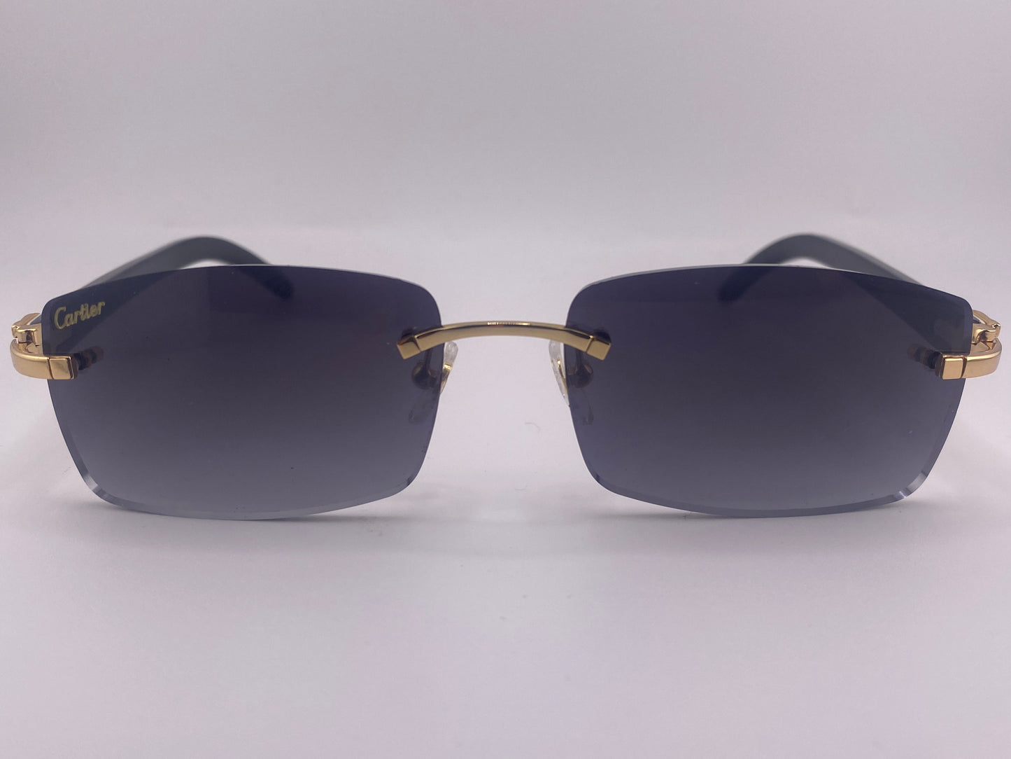 White Buffs - Black Tinted Lens