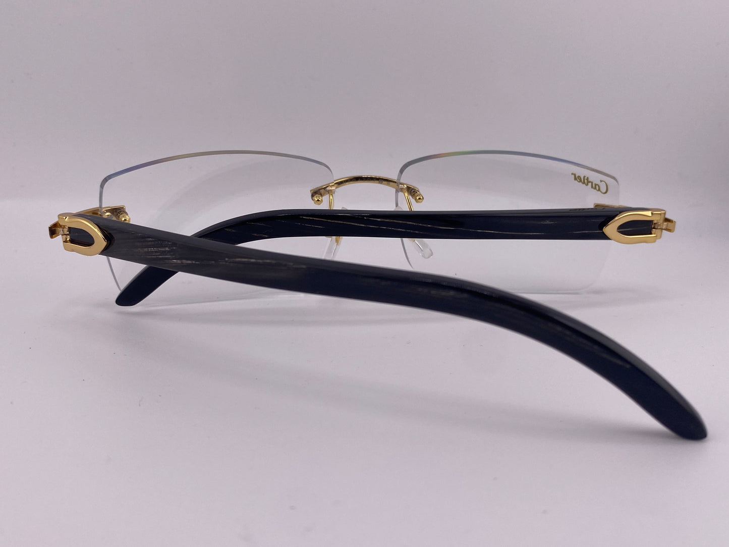 Black Buffs Sunglasses - Clear Lens