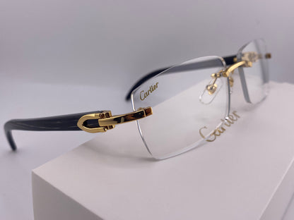 Black Buffs Sunglasses - Clear Lens