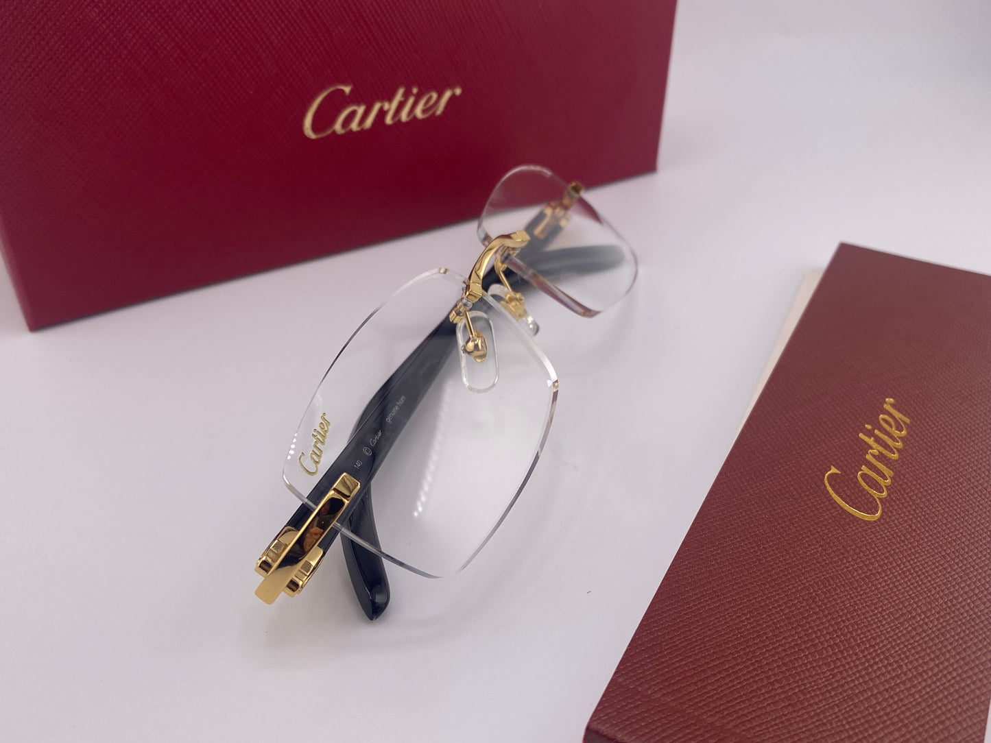 Black Buffs Sunglasses - Clear Lens