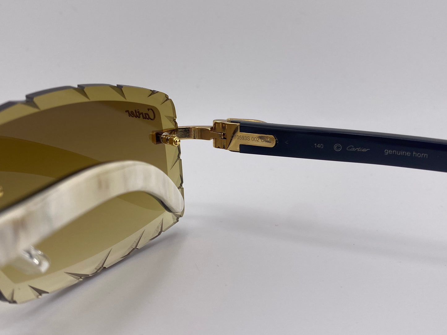 White Buffs - Diamond Cut Brown Lens