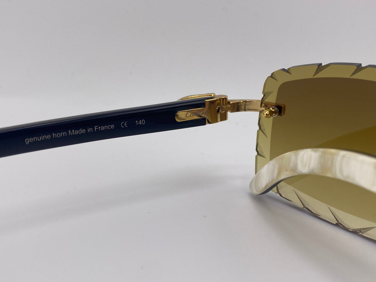 White Buffs - Diamond Cut Brown Lens
