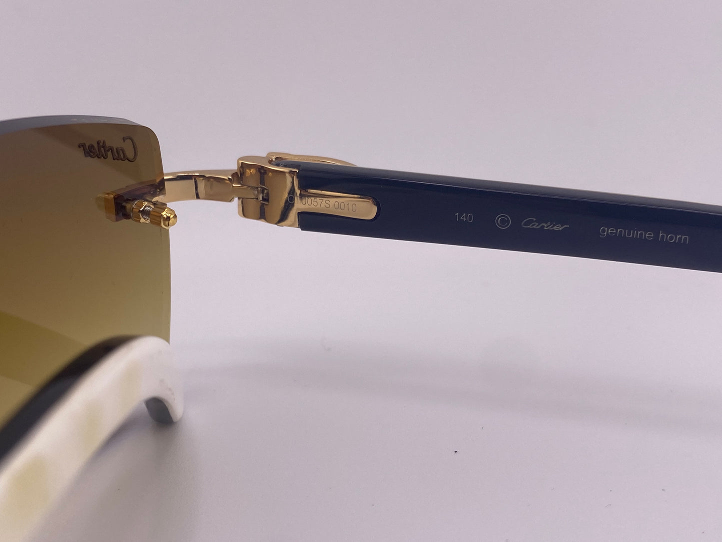 White Buffs Sunglasses – Brown Tinted Lens