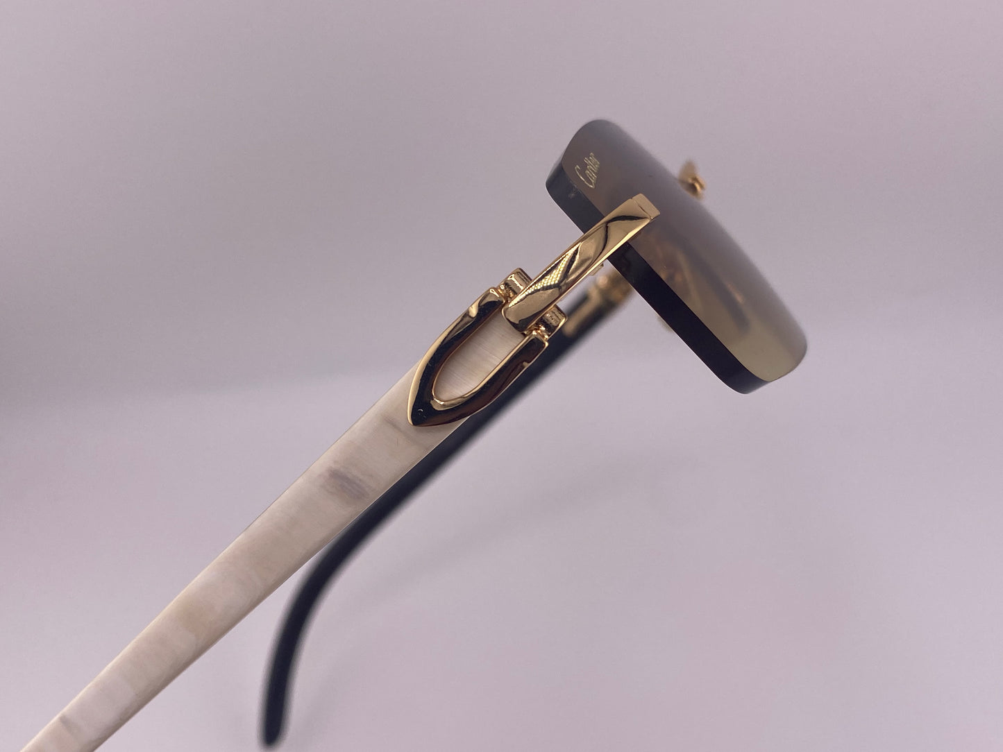 White Buffs Sunglasses – Brown Tinted Lens