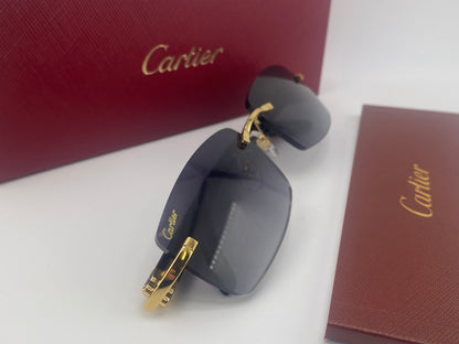 Black Buffs Sunglasses - Black Tinted Lens