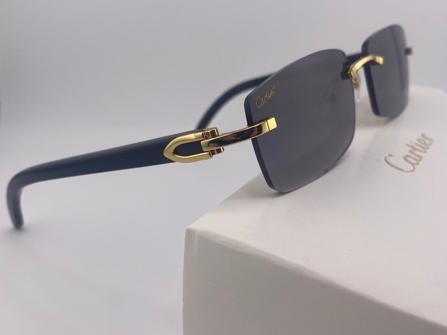 Black Buffs Sunglasses - Black Tinted Lens
