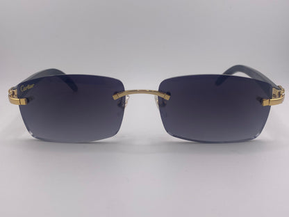Black Buffs Sunglasses - Black Tinted Lens