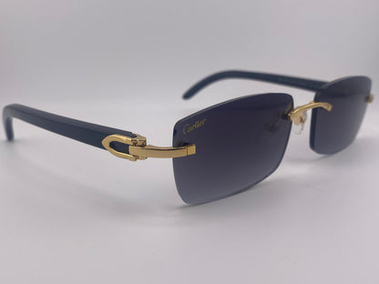 Black Buffs Sunglasses - Black Tinted Lens