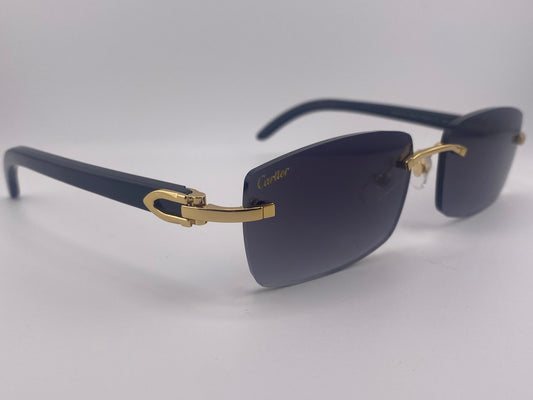 Black Buffs Sunglasses - Black Tinted Lens