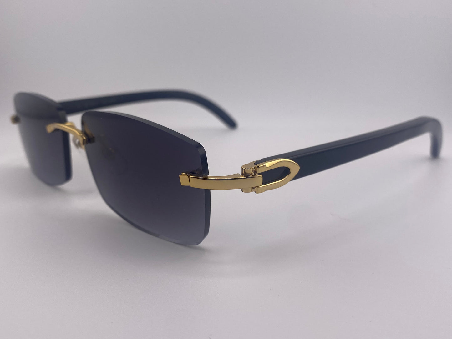 Black Buffs Sunglasses - Black Tinted Lens
