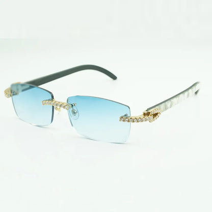 Iced Out White Buffs - Red Lens