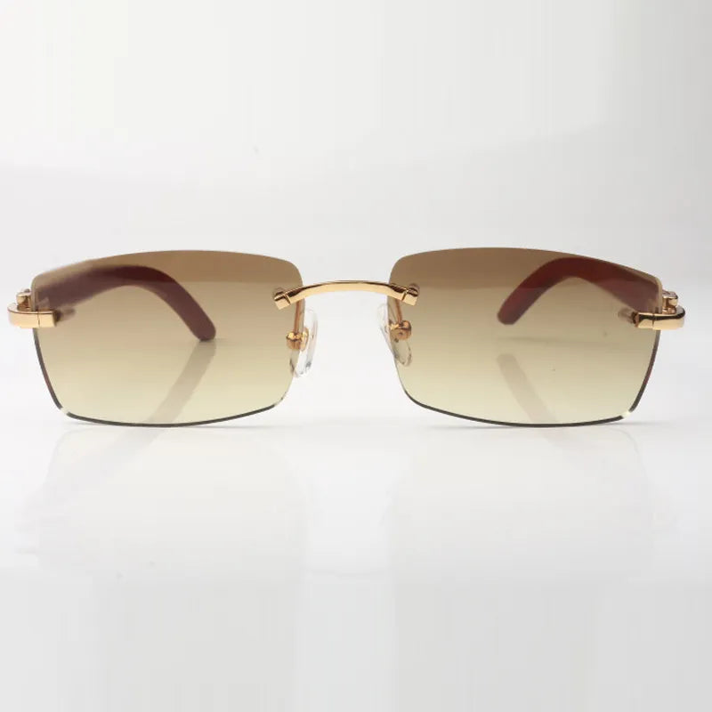 Wooden Frames - Brown Lens