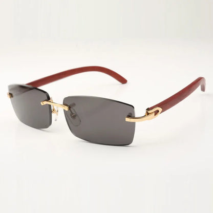 Wooden Frames - Red Lens