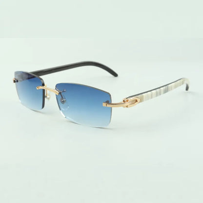 White Buffs - Blue Lens