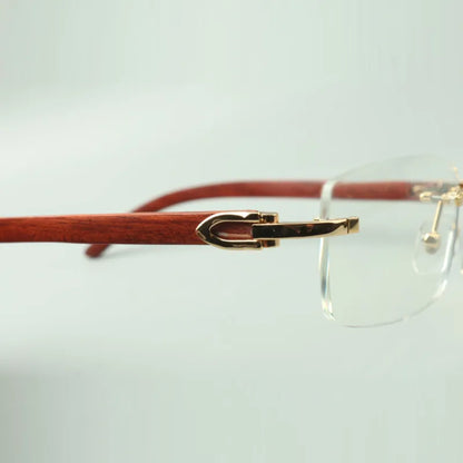 Wooden Frames - Clear Lens