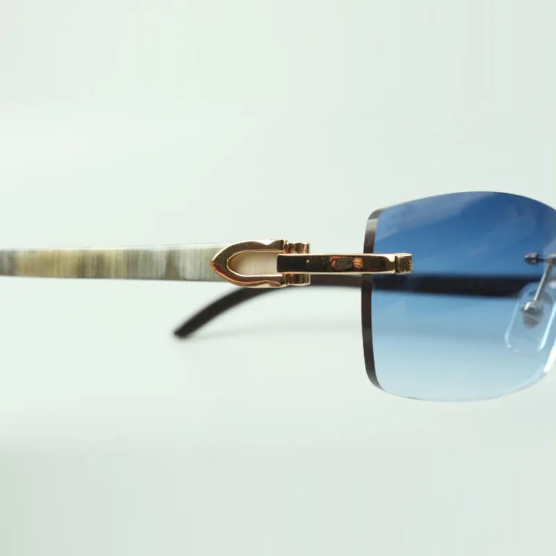 White Buffs - Blue Lens