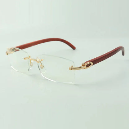 Wooden Frames - Red Lens