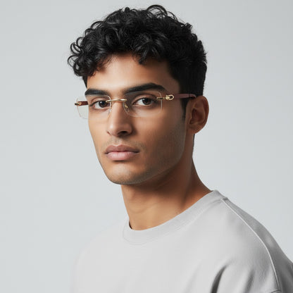 Wooden Frames - Clear Lens