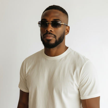 Black Buffs Silver Lens - Dolla Shades