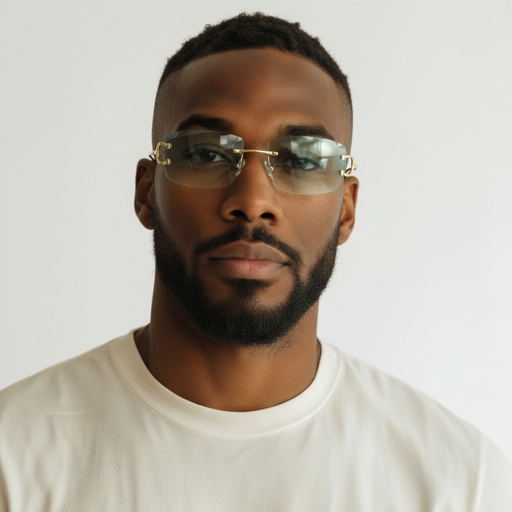 C Wires - Diamond Cut Green Lens - Dolla Shades